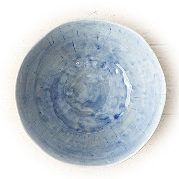 Blue Flower Garden Series - Udon/Noodle Bowl 17.5 cm