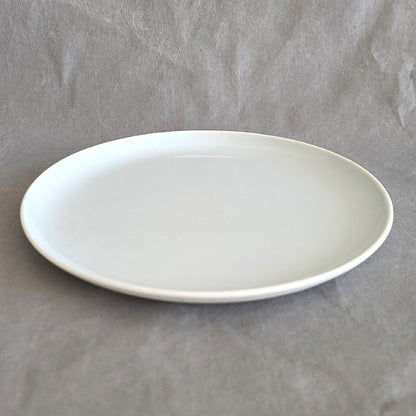 Korean White Porcelain Plate – 27cm, Baekja Moon