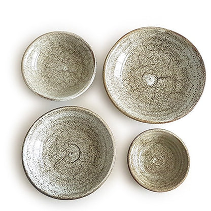 Cheonmok White Round Side Dish – 10cm