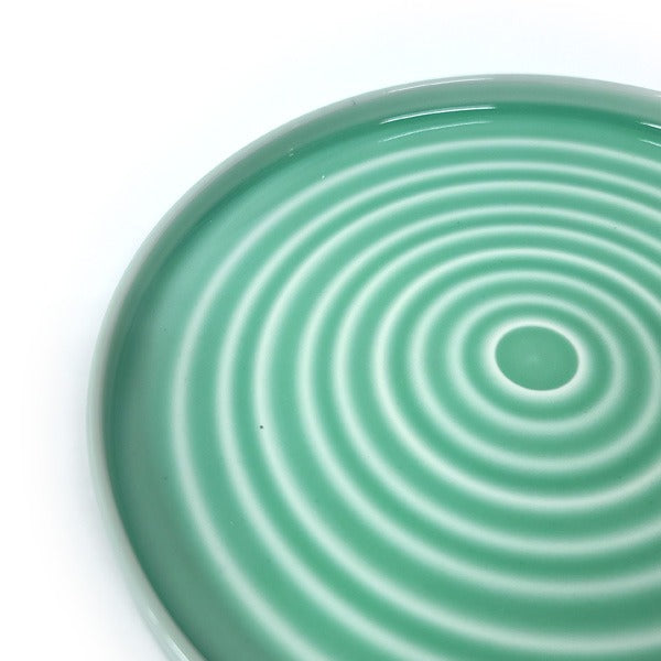 Jade Sky Ripple Medium Plate – Lifestyle, Korean Artisan Dining | PEUM Korean Houseware