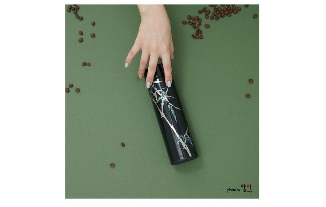 Jang-i Najeonchilgi Mother-of-Pearl Tumbler - Bamboo/대나무 (450ml)