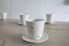 Sorosi Hangeul Teacup – In Use, Filled with Tea | PEUM Korean Houseware