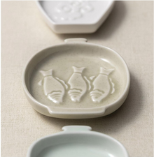 Ceramic Sauce Bowl Set Gwangju National Museum – Close-Up, Willow Tree Relief Motif | PEUM Korean Houseware