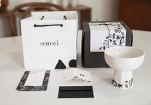 Sorosi Gaya Pedestal Dish – Shipjangsaeng Pattern Close-up | PEUM Korean Houseware