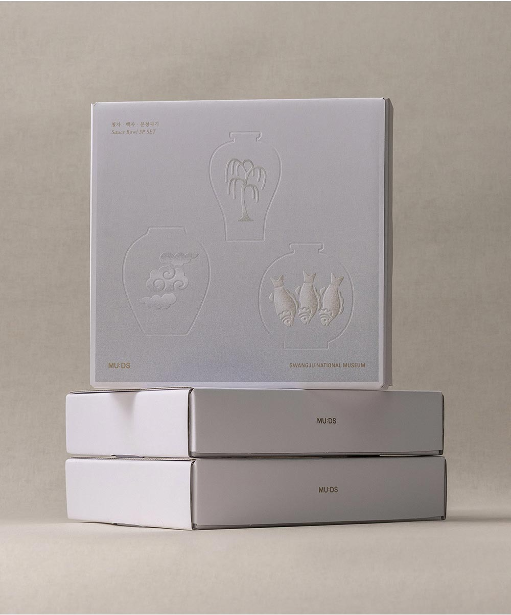 Ceramic Sauce Bowl Set - Gwangju National Museum Edition