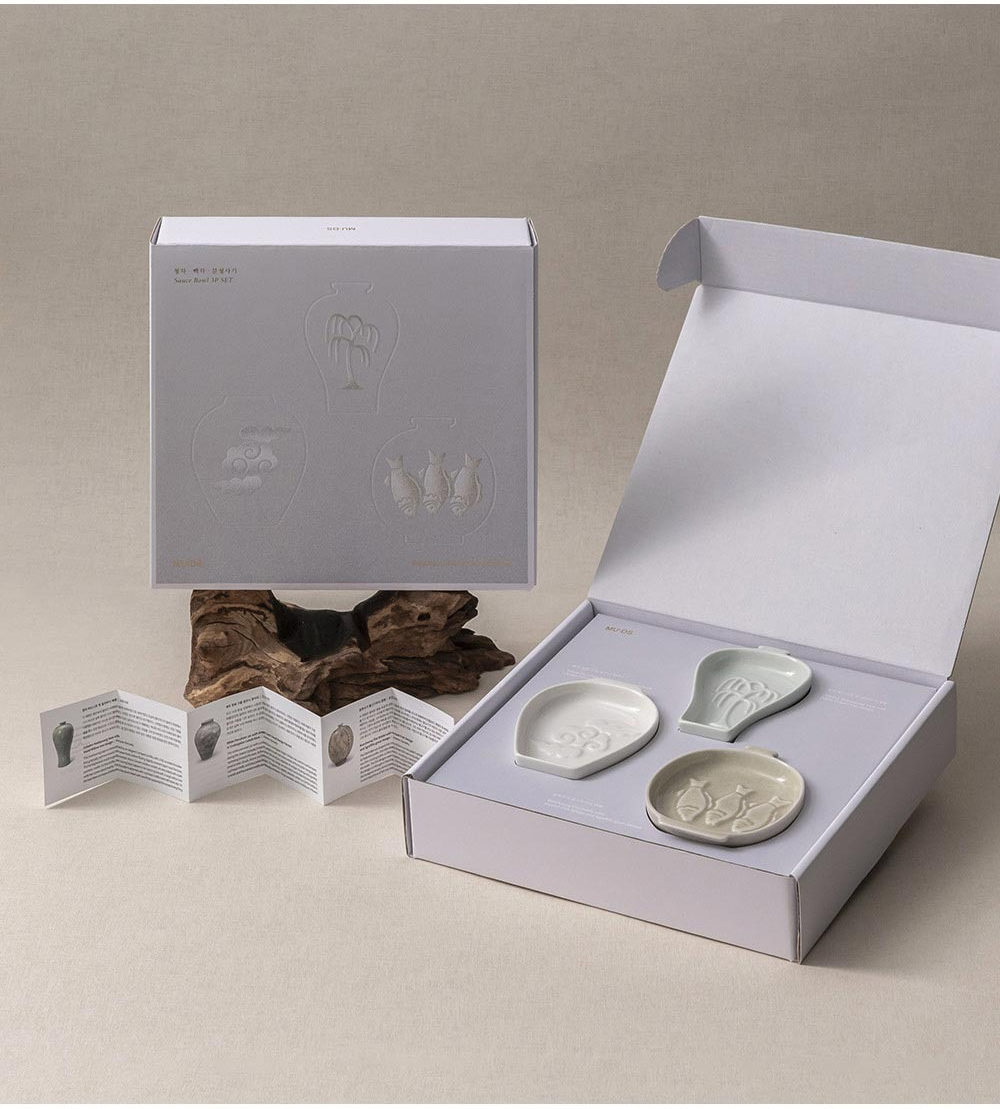 Ceramic Sauce Bowl Set - Gwangju National Museum Edition