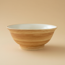 Noodle Bowl Wood Grain 20.5cm – Styled for Korean Ramyeon or Udon | PEUM Korean Houseware