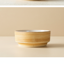 Sauce Bowl Wood Grain 7.5cm – Side angle showing cylindrical Jongji form | PEUM Korean Houseware