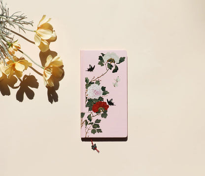 Nam Gye-u Flower & Butterfly Hardcover Notebook