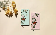 Nam Gye-u Flower & Butterfly Hardcover Notebook – Open spread with lined pages | PEUM Korean Houseware