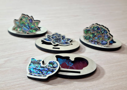 Mother of Pearl Inlay Brooch