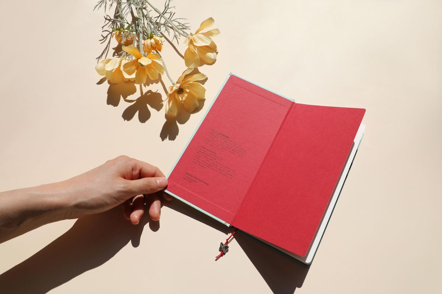 Nam Gye-u Flower & Butterfly Hardcover Notebook