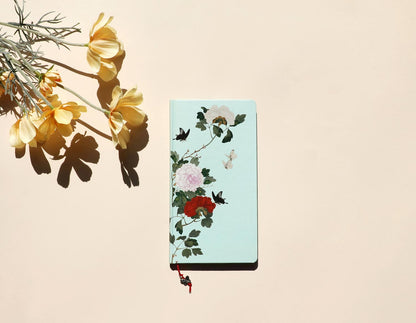 Nam Gye-u Flower & Butterfly Hardcover Notebook