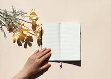 Nam Gye-u Flower Butterfly Notebook – Rayon Bookmark Ribbon | PEUM Korean Houseware