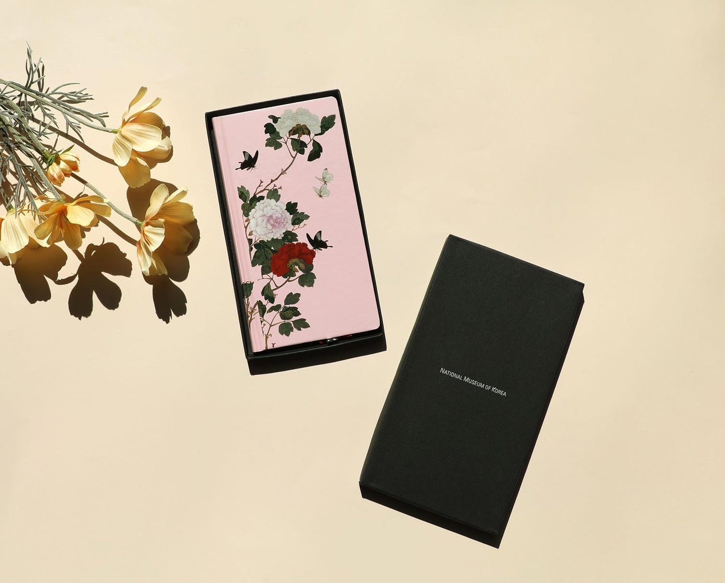 Nam Gye-u Flower & Butterfly Hardcover Notebook