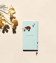 Nam Gye-u Flower Butterfly Notebook – Open Spread, Ruled Pages | PEUM Korean Houseware