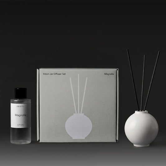Moon Jar Diffuser Set – Artisan Ceramic Reed Diffuser