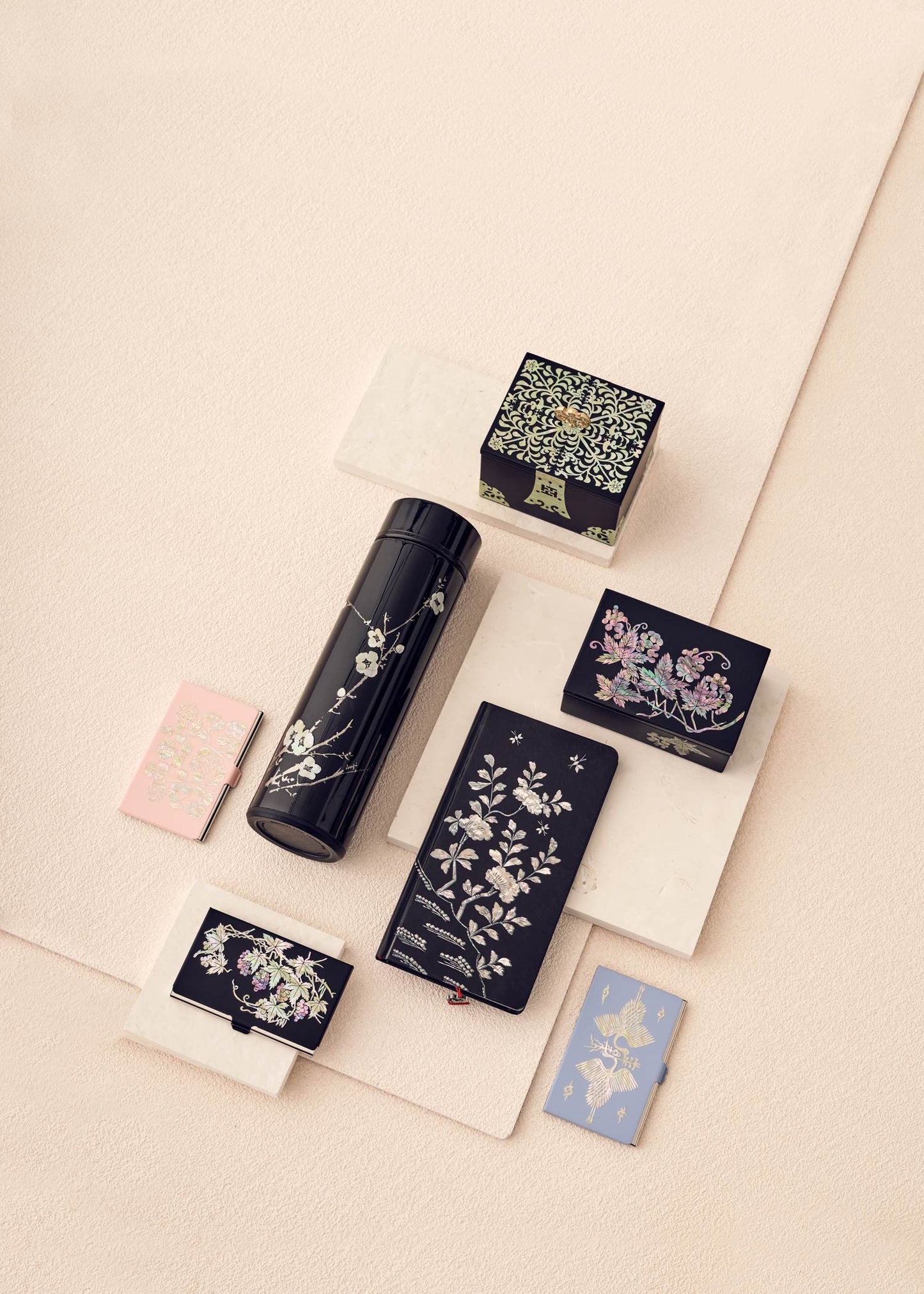 Najeon Mother of Pearl Motif Hardcover Notebook