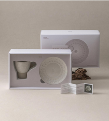 Buncheong Gwang Cup Saucer – Set Styled Together | PEUM Korean Houseware