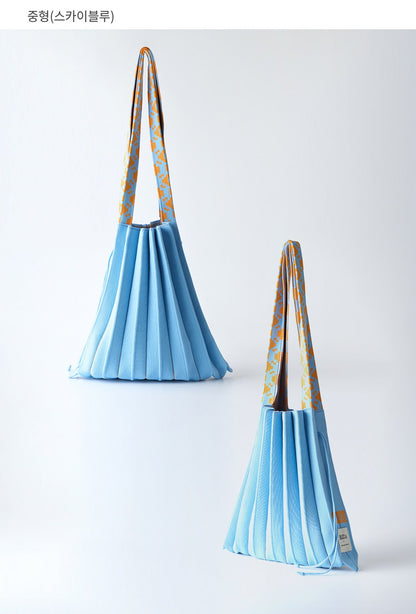 MU:DS x Joseph & Stacey - Lee Soon-shin Turtle Ship Pleats Bag (Medium)