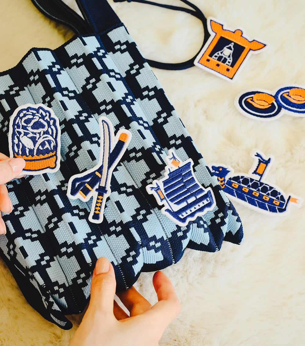 MU:DS x Joseph & Stacey - Lee Soon-shin Turtle Ship Pleats Bag (Small)