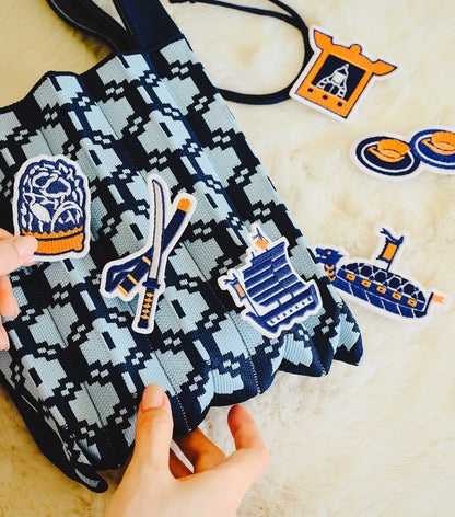 MU:DS x Joseph & Stacey - Lee Soon-shin Turtle Ship Pleats Bag (Small)