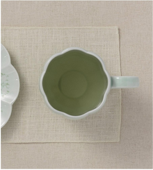 Goryeo Celadon Chrysanthemum Cup and Saucer Set – Lifestyle, Morning Tea Setting | PEUM Korean Houseware