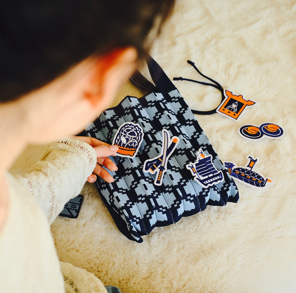 MU:DS x Joseph & Stacey - Lee Soon-shin Turtle Ship Pleats Bag (Small)