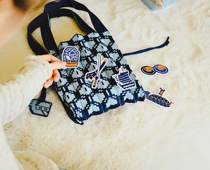 MU:DS x Joseph & Stacey - Lee Soon-shin Turtle Ship Pleats Bag (Small)