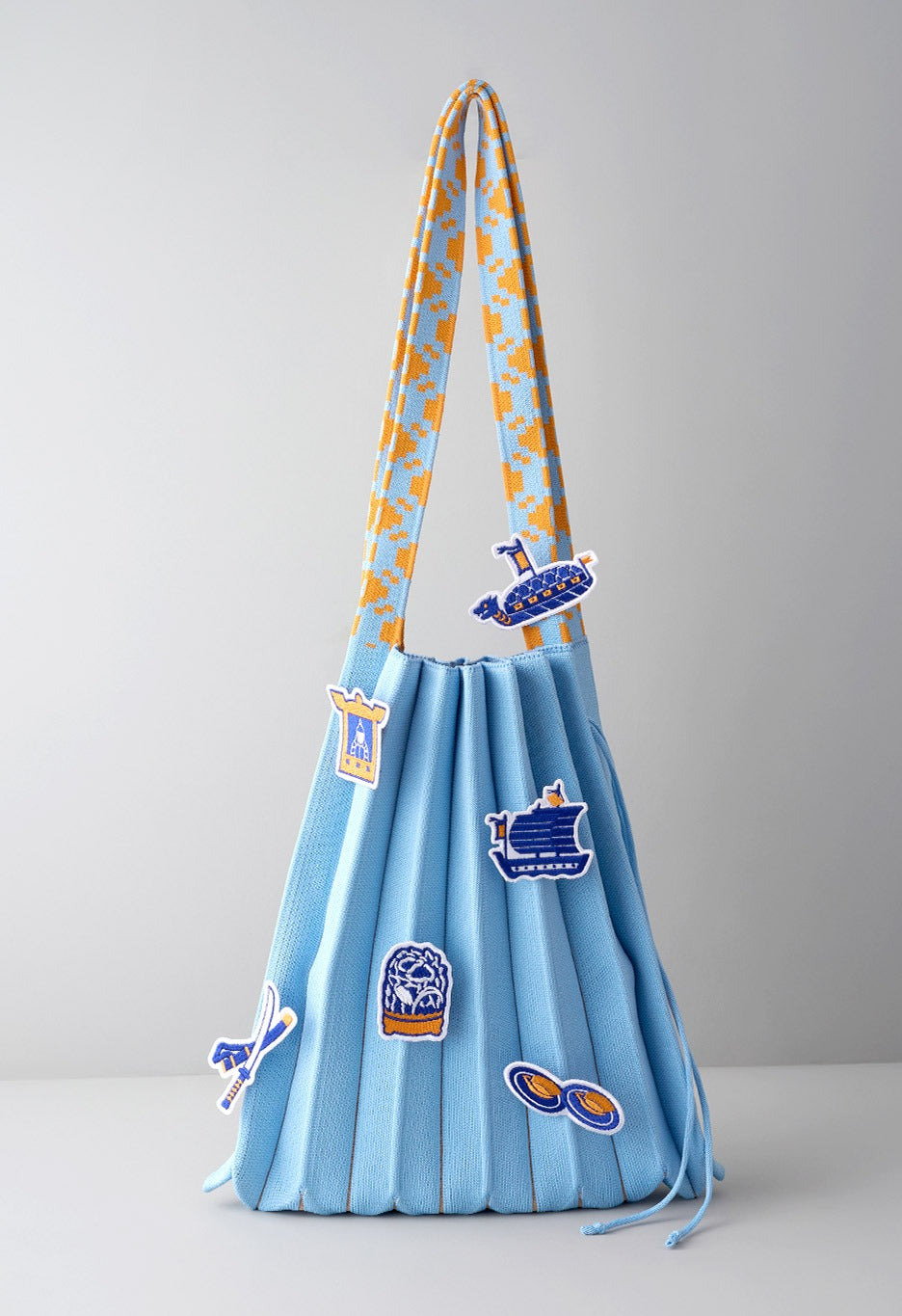 MU:DS x Joseph & Stacey - Lee Soon-shin Turtle Ship Pleats Bag (Medium)