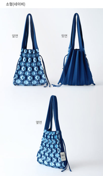 MU:DS x Joseph & Stacey - Lee Soon-shin Turtle Ship Pleats Bag (Small)