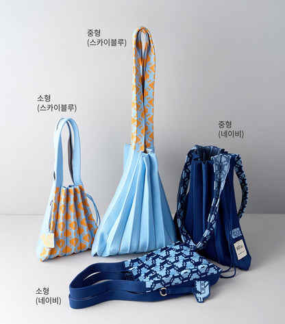 MU:DS x Joseph & Stacey - Lee Soon-shin Turtle Ship Pleats Bag (Small)