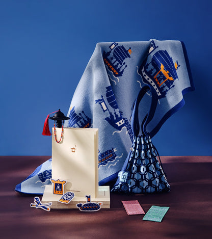 MU:DS x Joseph & Stacey - Lee Soon-shin Turtle Ship Pleats Bag (Small)