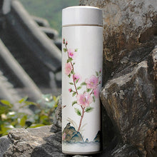 Jang-i Mugunghwa Tumbler – Rose of Sharon Abalone Shell Detail | PEUM Korean Houseware