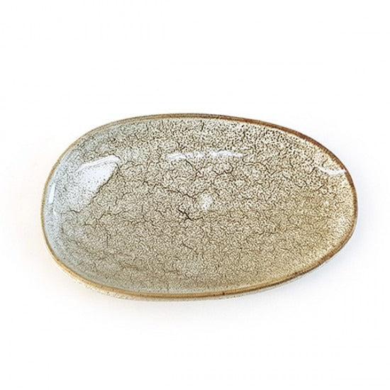 Cheonmok White Oval Side Plate – 23.5cm