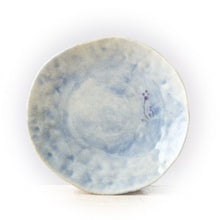 Blue Flower Garden Side Plate 16.5cm – Glaze Detail Close-up | PEUM Korean Houseware