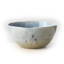 Blue Flower Garden Udon Bowl 17.5cm – Top View | PEUM Korean Houseware