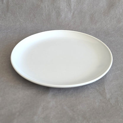 Baekja white porcelain plate with food styling – Korean minimalism tableware