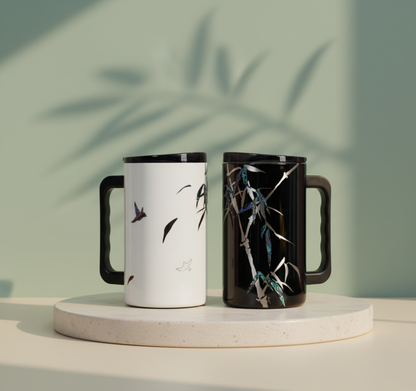 Jang-i Bamboo Sagunja Mother-of-Pearl Mug 700ml – Front View | PEUM Korean Houseware