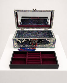Black najeon Songhak jewellery box with removable tray – PEUM