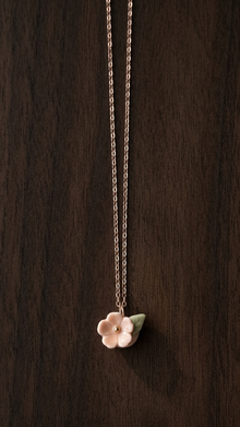 Toringo Crabapple Tree Harmony Necklace – Pendant Close-Up | PEUM Korean Houseware