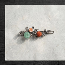 Tricolor Plum Blossom Hairpin – Pin Mechanism Close-Up | PEUM Korean Houseware