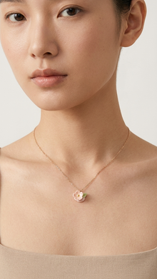 Toringo Crabapple Necklace – Gift Box Packaging | PEUM Korean Houseware
