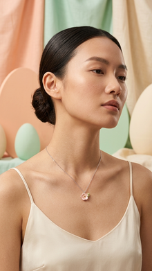 Toringo Crabapple Necklace – Lifestyle, Worn with Linen | PEUM Korean Houseware