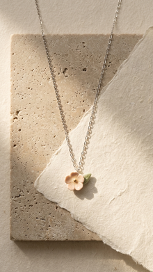 Toringo Crabapple Tree Harmony Necklace – Styled on Model | PEUM Korean Houseware