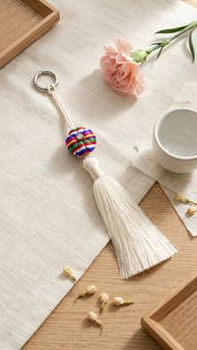 Saekdong Pumpkin Knot Norigae – Lifestyle Flat Lay | PEUM Korean Houseware