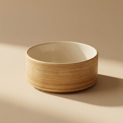 Straight Soup Bowl Wood Grain 12.5 cm | 나뭇결 일자 국대접