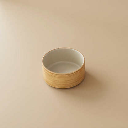 Straight Rice Bowl Wood Grain 10.5 cm | 나뭇결 일자 밥공기