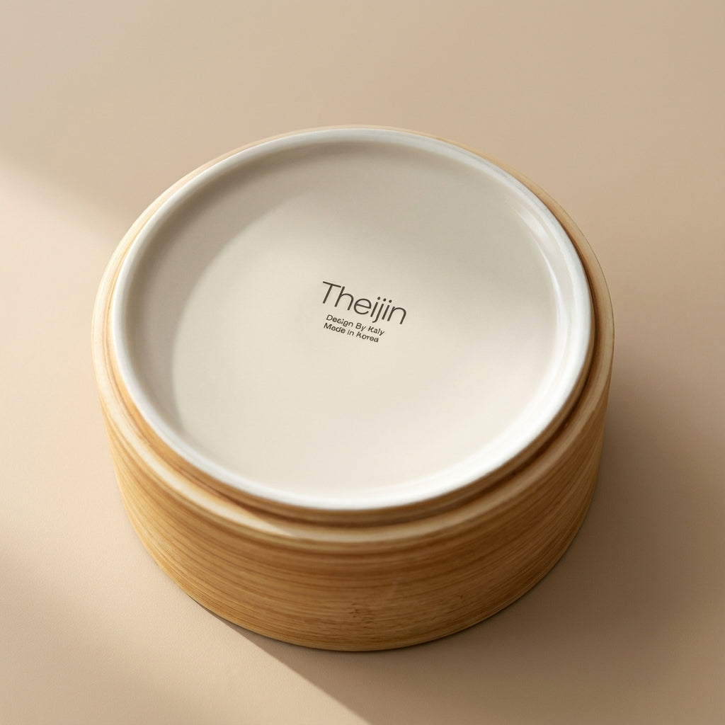 Straight Rice Bowl Wood Grain 10.5 cm | 나뭇결 일자 밥공기