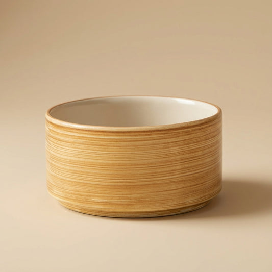 Straight Rice Bowl Wood Grain 10.5 cm | 나뭇결 일자 밥공기